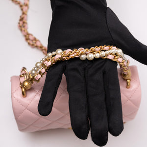 CHANEL 25B PEARL HANDLE MINI SQUARE (MICROCHIP)