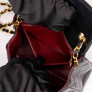 CHANEL VINTAGE CLASSIC SQUARE FLAP LAMBSKIN GHW