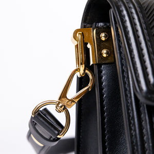 LOUIS VUITTON MINI DAUPHINE BLACK EPI LEATHER GHW