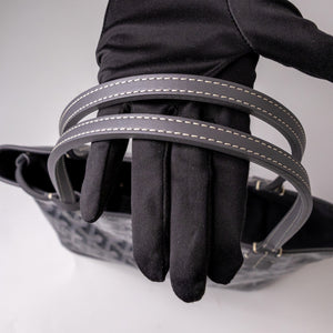 GOYARD MINI ANJOU TOTE BAG CANVAS / CALFSKIN GREY SHW