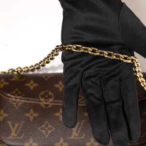 LOUIS VUITTON IVY WALLET OF CHAIN MONOGRAM CANVAS GHW