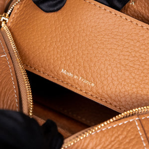 DELVAUX COOL BOX NANO GOLD CALF SKIN GHW