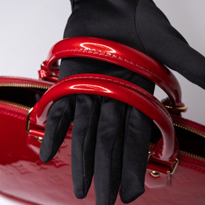 LOUIS VUITTON ALMA PM PATENT LEATHER RED GHW