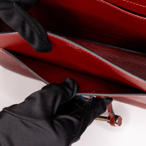 HERMES SACABAR 24 BAG EPSOM / SWIFT SIENNNE / CUIVRE SHW STAMP D