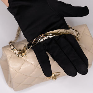 CHANEL 25S MINI COCO CRUSH HANDLE BAG (MICROCHIP)