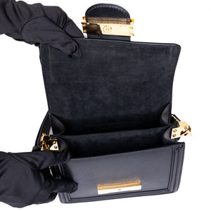LOUIS VUITTON MINI DAUPHINE BLACK EPI LEATHER GHW