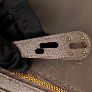 HERMES LINDY 26 EVERCOLOR GRIS ETAIN GHW STAMP Z