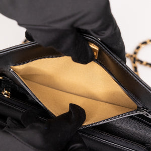 CHANEL 25A PEARL CRUSH WALLET ON CHAIN LAMBSKIN LEATHER GHW (MICROCHIP)