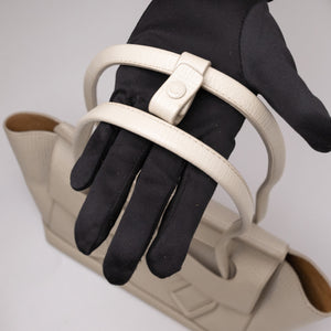 BOTTEGA VENETA ARCO BAG CALFSKIN WHITE GHW