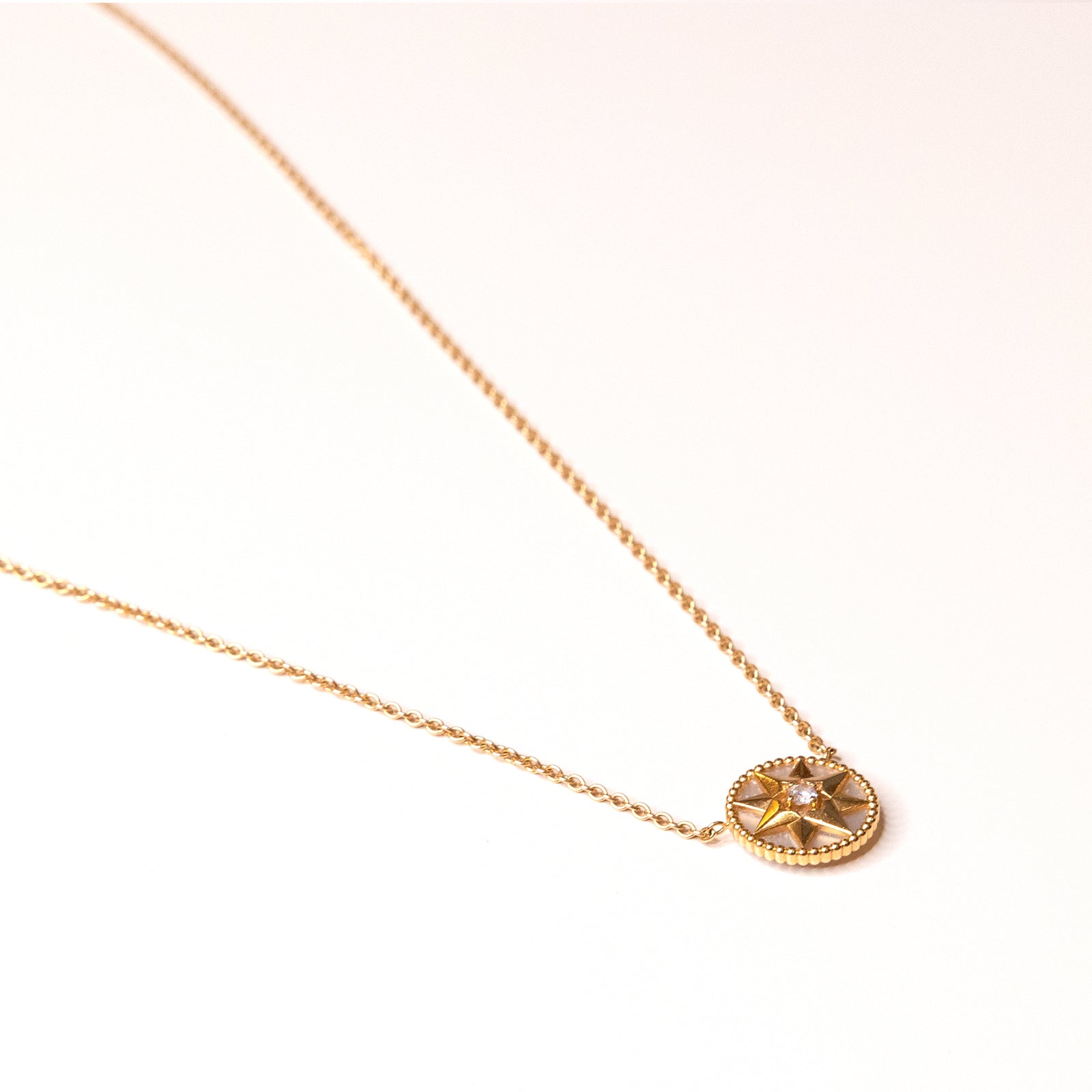 CHRISTIAN DIOR ROSE DE VENTS NECKLACE