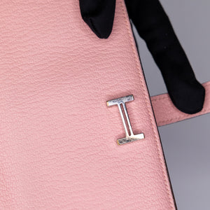 HERMES BEARN LONG WALLET CHEVRE MYSORE 3Q ROSE SAKURA SHW STAMP T