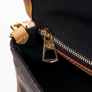 LOUIS VUITTON DIANE MONOGRAM CANVAS BAG WITH JACQUARD STRAP