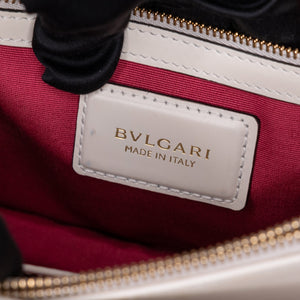 BVLGARI SEPRENTI FOREVER SHOULDER BAG WHITE GHW