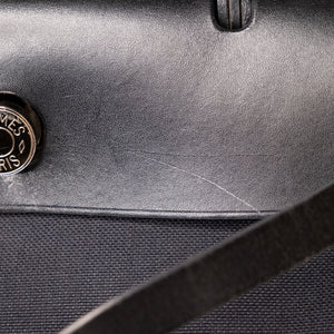 HERMES HERBAG 31 BLACK SHW STAMP T