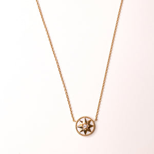 CHRISTIAN DIOR ROSE DE VENTS NECKLACE