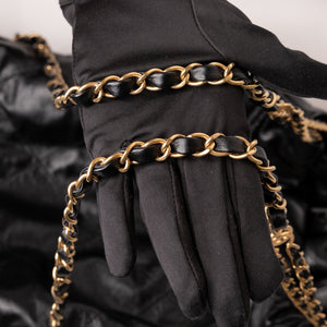 CHANEL 22 BACKPACK CALFSKIN BLACK GHW