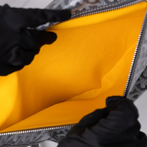 GOYARD SAINT LEGER BACKPACK GOYARDINE CANVAS GREY