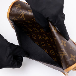 LOUIS VUITTON DIANE MONOGRAM CANVAS BAG WITH JACQUARD STRAP