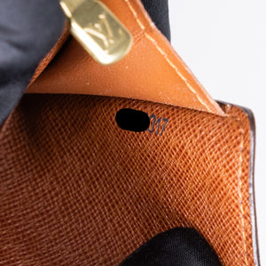 LOUIS VUITTON COATED CANVAS CONTINENTAL WALLET