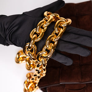 BOTTEGA VENETA CHAIN CASSETTE HANDBAG GHW