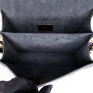 LOUIS VUITTON MINI DAUPHINE BLACK EPI LEATHER GHW