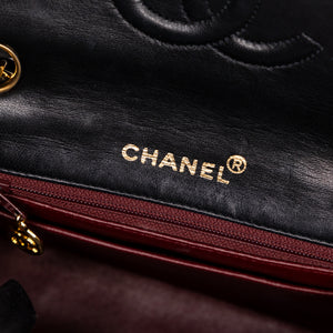 CHANEL VINTAGE CLASSIC SQUARE FLAP LAMBSKIN GHW