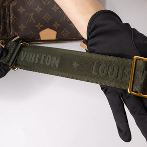 LOUIS VUITTON MULTI POCHETTE ACCESSOIRES MONOGRAM CANVAS KHAKI GHW