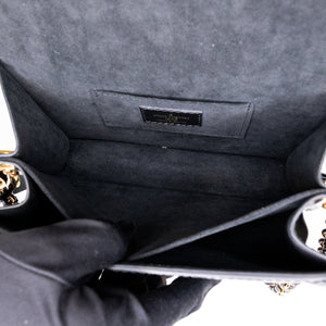 LOUIS VUITTON MINI DAUPHINE BLACK EPI LEATHER GHW