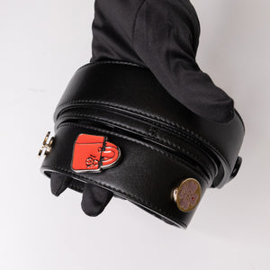 CHRISTIAN DIOR MY ABC DIOR SMALL LADY DIOR LAMBSKIN BLACK GHW