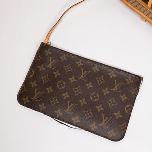 LOUIS VUITTON NEVERFULL MM MONOGRAM CANVAS GHW