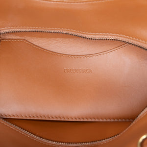 BALENCIAGA SMALL NEO CLASSIC CITY BAG IN BROWN