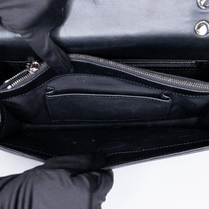 BVLGARI SERPENTI FOREVER SHOULDER BAG BLACK CALF SKIN