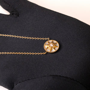 CHRISTIAN DIOR ROSE DE VENTS NECKLACE