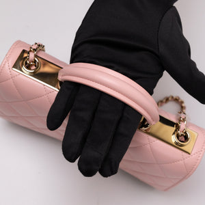 CHANEL TOP HANDLE TRENDY CC WALLET ON CHAIN (MICROCHIP)