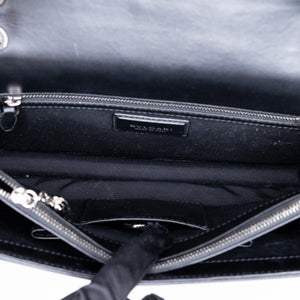 BVLGARI SERPENTI FOREVER SHOULDER BAG BLACK CALF SKIN