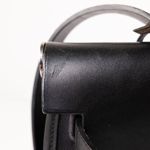HERMES HERBAG 31 BLACK SHW STAMP T