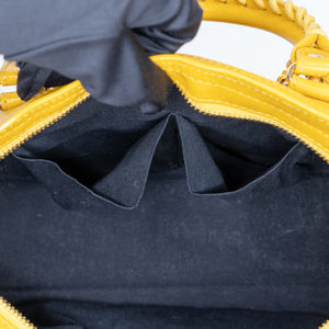 BALENCIAGA SMALL CLASSIC CITY CROSSBODY BAG YELLOW GHW