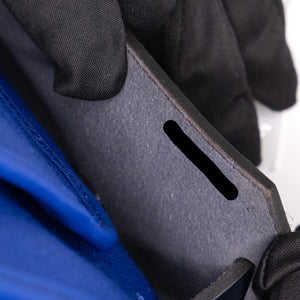 HERMES HERBAG ZIP 31 BLUE ELECTRIQUE / BLACK SHW STAMP Z