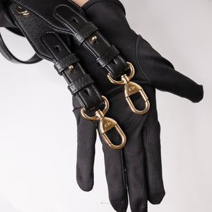 CHRISTIAN DIOR MY ABC DIOR SMALL LADY DIOR LAMBSKIN BLACK GHW