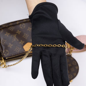 LOUIS VUITTON MULTI POCHETTE ACCESSORIES ROSE MONOGRAM CANVAS GHW