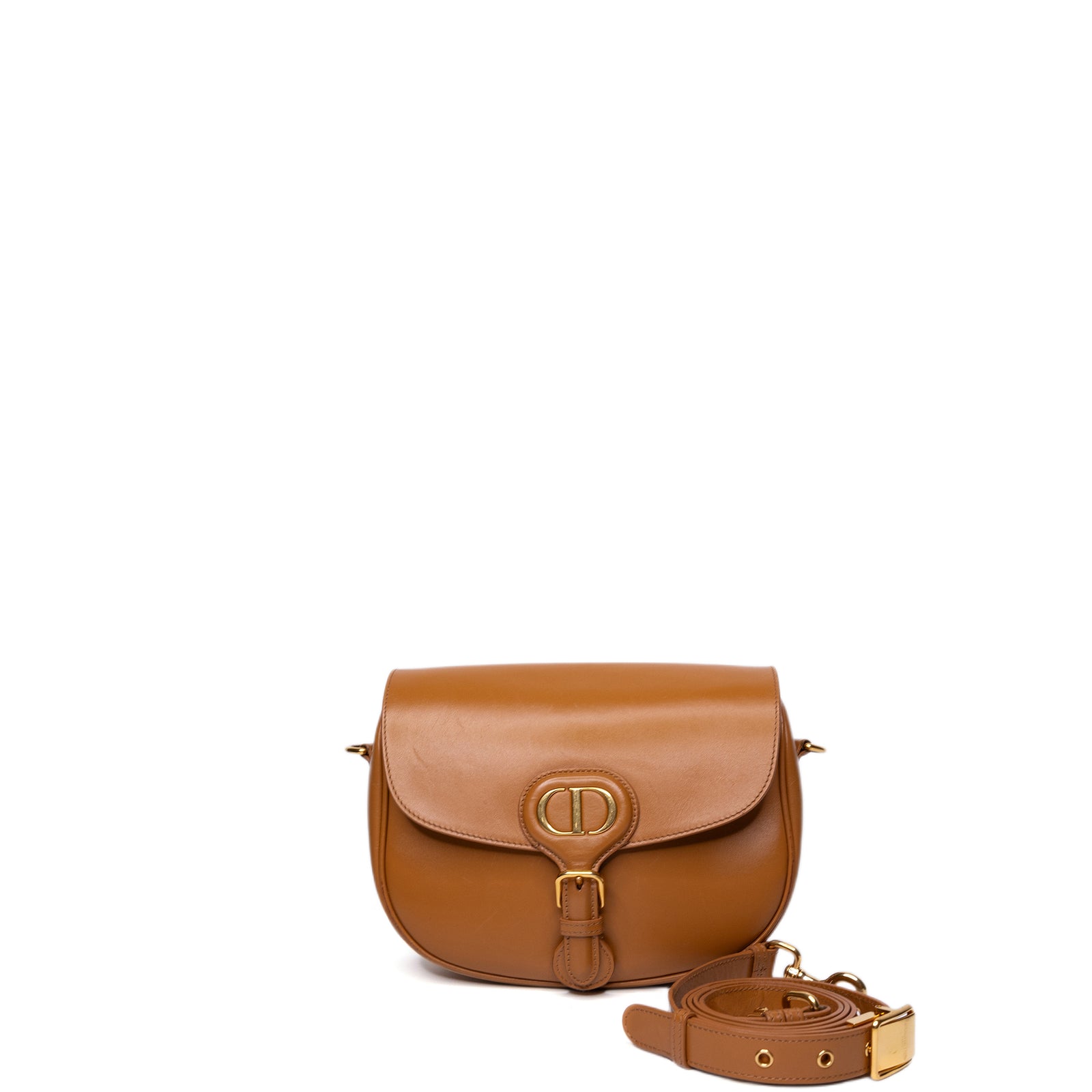 CHRISTIAN DIOR MEDIUM DIOR BOBBY BAG CALFSKIN CARAMEL GHW