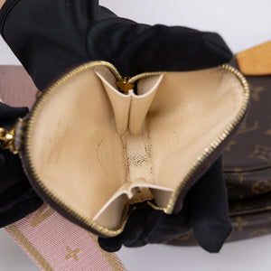 LOUIS VUITTON MULTI POCHETTE ACCESSORIES ROSE MONOGRAM CANVAS GHW