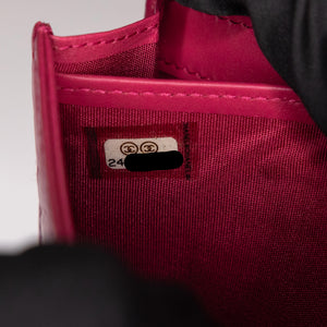 CHANEL CAMELLIA PINK LARGE FLAP WALLET