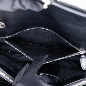 BVLGARI SERPENTI FOREVER SHOULDER BAG BLACK CALF SKIN