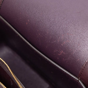 CELINE FRAME BAG CALFSKIN BROWN / WHITE GHW