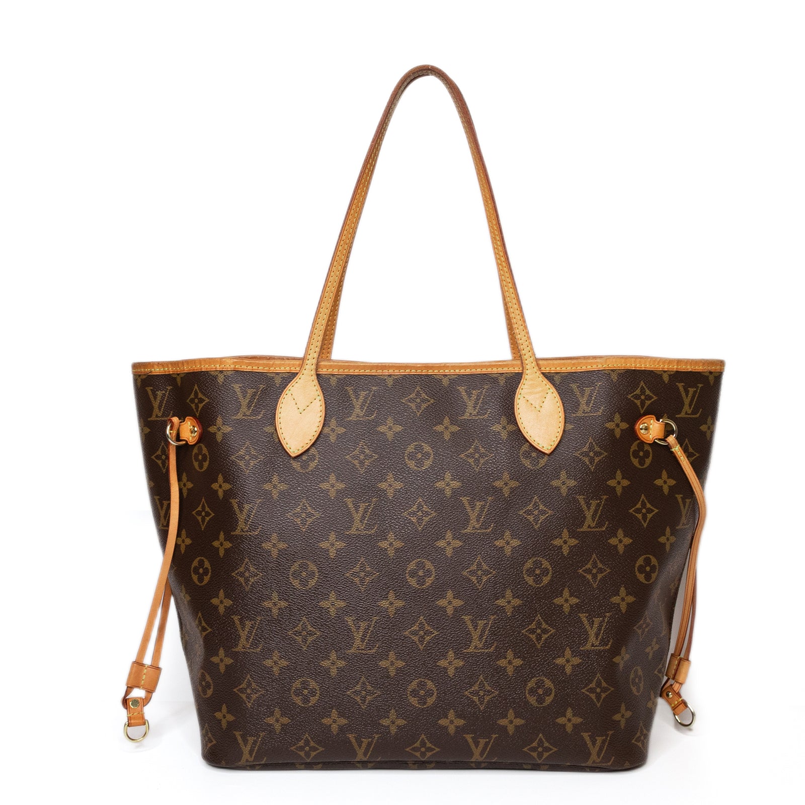 LOUIS VUITTON NEVERFULL MM MONOGRAM CANVAS GHW