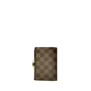 LOUIS VUITTON DAMIER EBENE FRENCH COMPACT WALLET