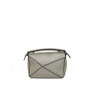 LOEWE MINI PUZZLE BAG CALFSKIN LIGHT GREEN SHW