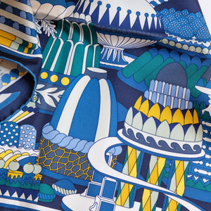 HERMES LA PATISSERIE FRANCAISE SILK SCARF 90CM