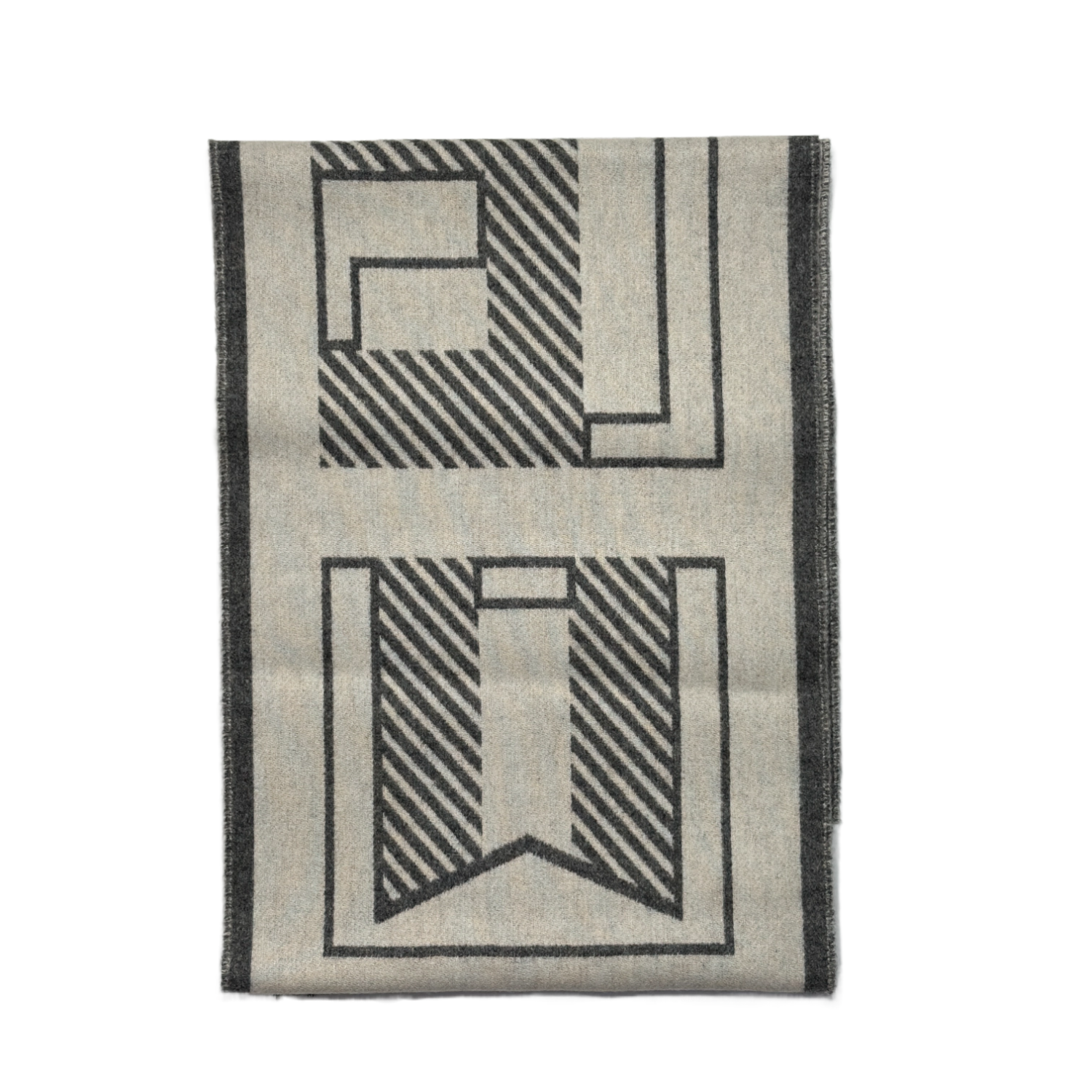 HERMES CASAQUE LETTRES AU CARRE MUFFLER 30*160CM